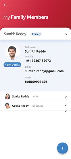 Healthcare Application - for family